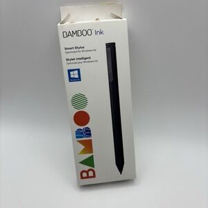 Wacom Black Bamboo Ink Smart Stylus Pressure Sensing Windows Ink Ergonomic Trian